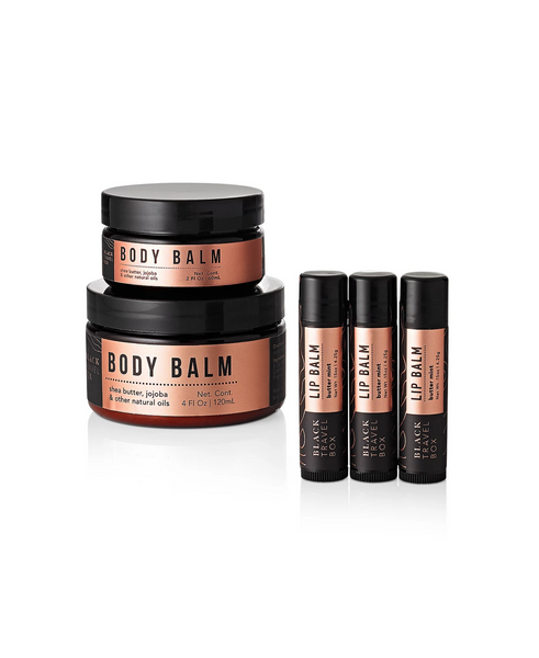 Moisture Boost Balm Set | Skin & Lip Care Bundle - BlackTravelBox